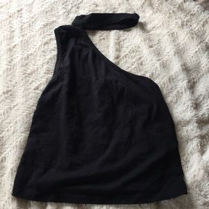 Don’t Ask Why One Shoulder Choker Tank